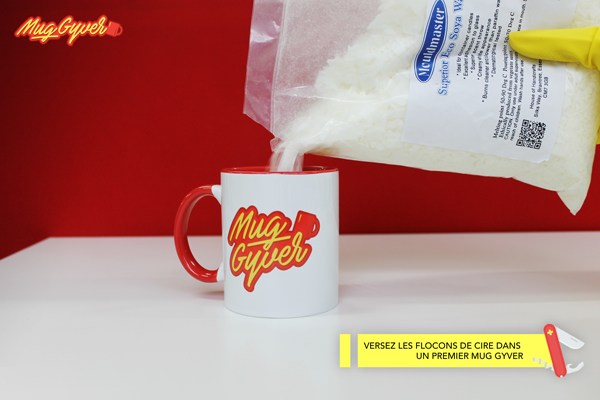 Faire une bougie dans un mug