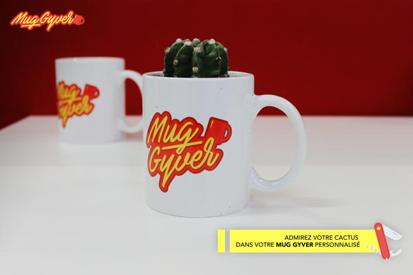 Utiliser mug en pot à cactus